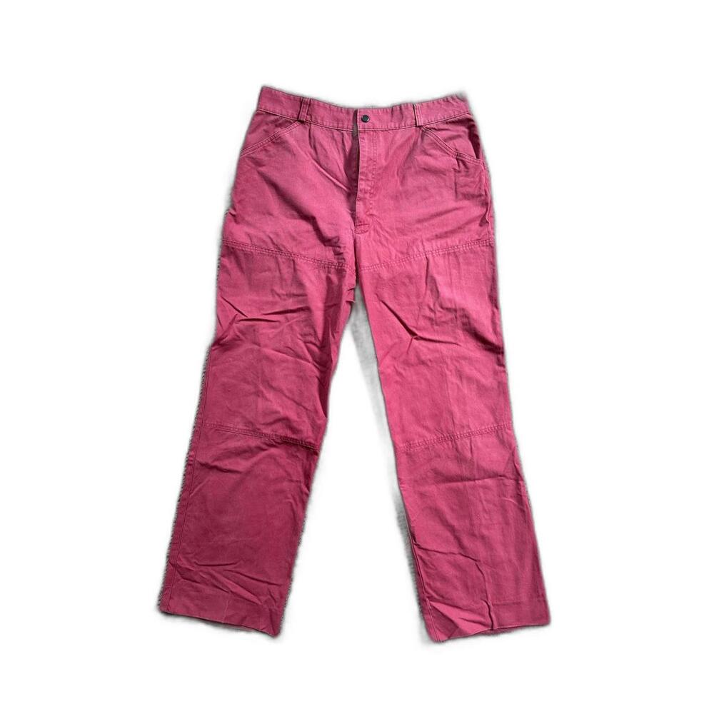Pink Cargo Pants with Relaxed Fit